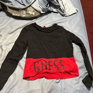 Black and red Guess shirt